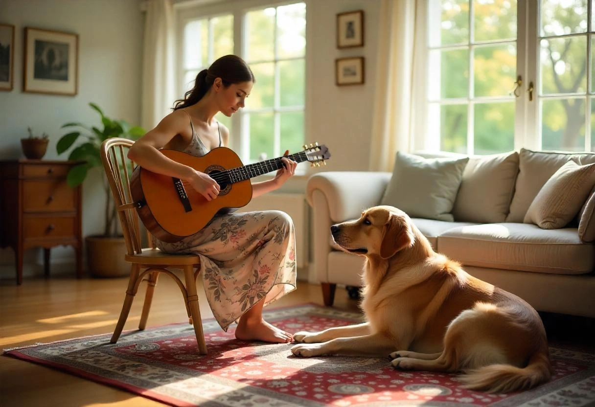 shown in this photo calming music for dogs 